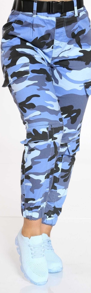 Blue Camo Joggers